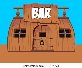 Wooden Bar Wooden Door Bars On Stock Vector (Royalty Free) 114389497 | Shutterstock