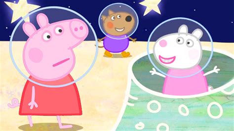 👨‍🚀 Peppa Pig Flies to the Moon - YouTube