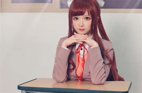 Just Your Adorable President (Monika Cosplay By Cos_kkogo) : r/DDLC