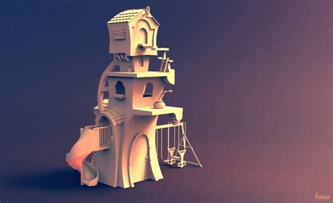 ArtStation - Play Ground 3D "Once-ler House", Kawa Stark