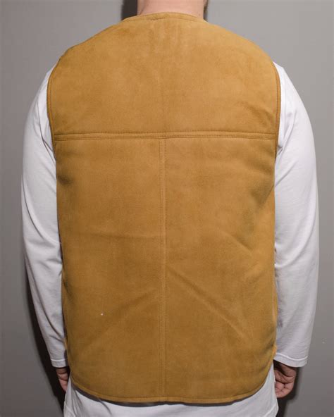 Men's Winter Vest / Men's Leather Vest / Leather Vest / Winter Vest / Handmade Sheepskin Vest ...