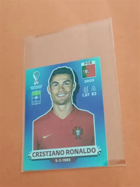CRISTIANO RONALDO - Portugal-Qatar 2022 FIFA World Cup sticker - #POR18 - Panini $8.02 - PicClick