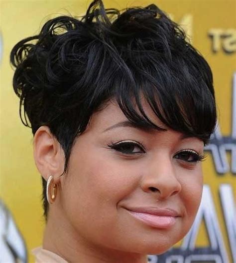 22 Short Hairstyles For Black Women With Round Faces | Short hair styles african american, Short ...