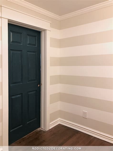 Progress in Hallway Design with Striped Walls