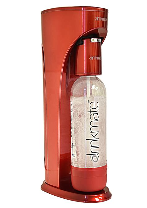 Drinkmate Sparkling Water and Soda Maker, Carbonates ANY Drink, without CO2, Royal Red - Walmart ...