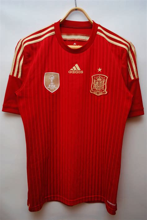 Adidas SPAIN TEAM 2014 2015 HOME FOOTBALL SHIRT SOCCER JERSEY | Grailed