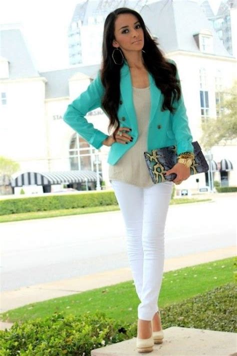 24 Turquoise And Teal Work Outfits | Fashion, Fashion outfits, Clothes