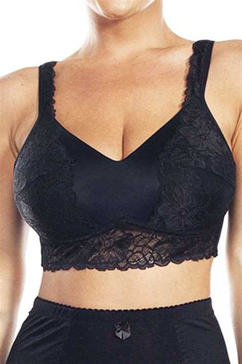 Molded Cup Bra with Lace Detail | Bras | Rhonda Shear