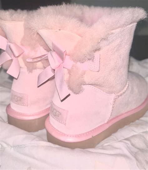 pink uggs🫶🏻💗🩰 | Fluffy shoes, Pretty shoes sneakers, Pink uggs