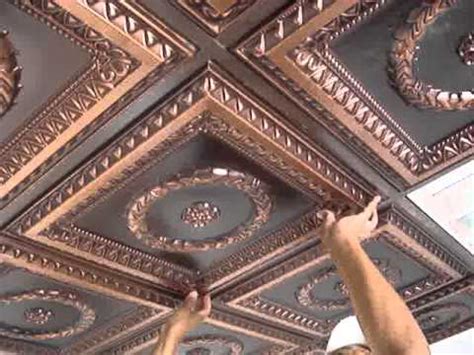 Installing Faux Tin Ceiling Panels | Homeminimalisite.com