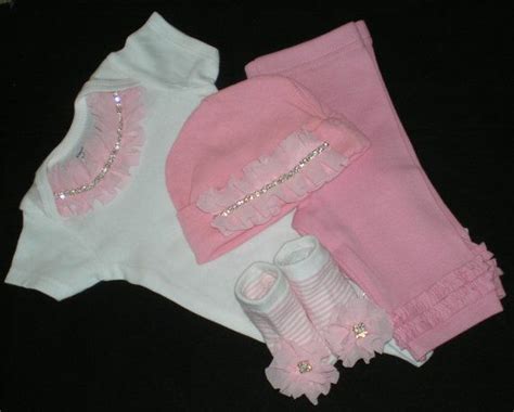 Newborn Baby Girl Outfit Hospital Outfit by BittysBabyCreations | Baby ...