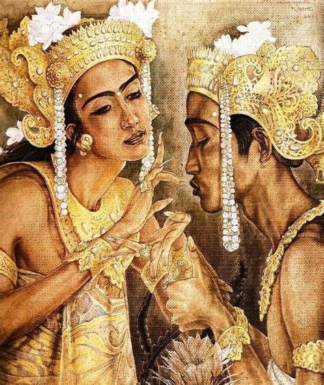 Balinese dancers...painted by Suteja Neka..in Ubud. | Bali painting ...