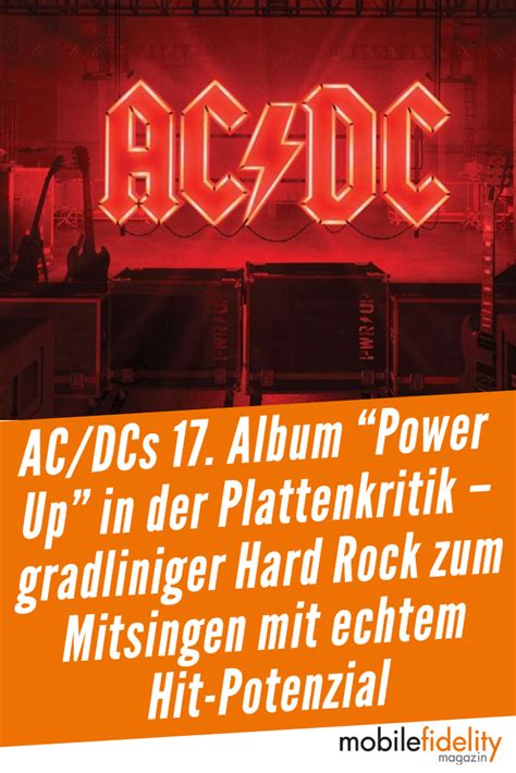 Mit ihrem 17. Album "Power Up" liefern AC/DC den gewohnt gradlinigen Hard Rock zum Mitsingen ...