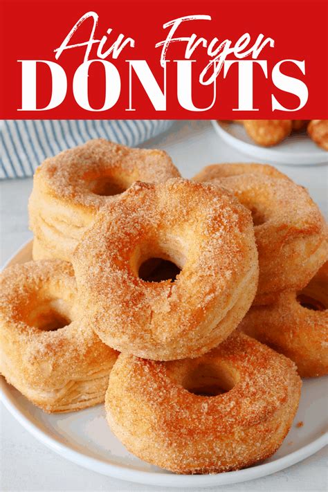 These Air Fryer Donuts are made with canned biscuits and coated with cinnamon sugar. It's a ...