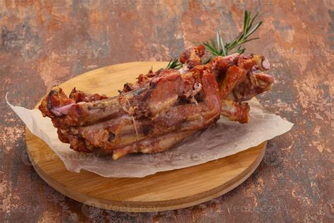 Smoked pork ribs 8542456 Stock Photo at Vecteezy