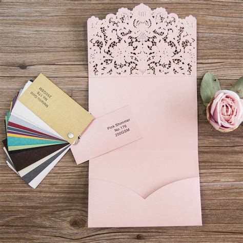 Blank Pocket Wedding Invitations - abc wedding