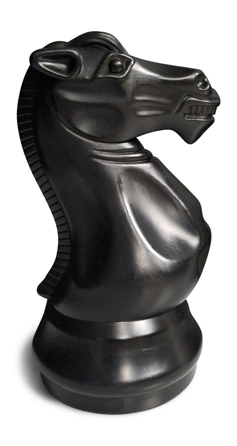 MegaChess Individual Chess Piece - Knight - 11.5 Inches Tall - Black | eBay