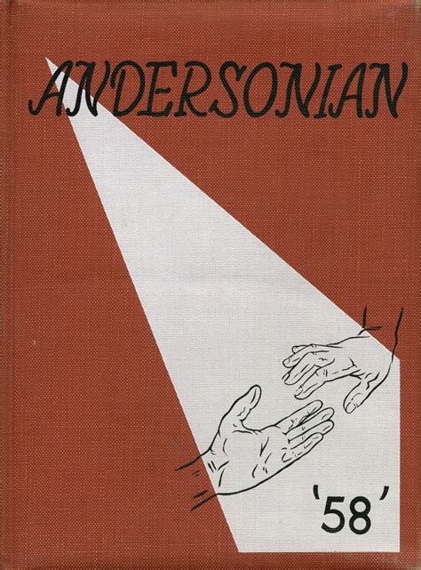 1958 yearbook from Anderson High School from Cincinnati, Ohio for sale