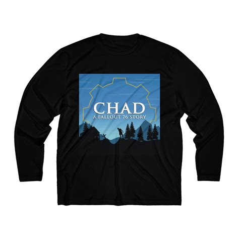 Men’s Long Sleeve Moisture Absorbing Tee ~ “The Empty Grave” – Chad: A Fallout 76 Story Podcast