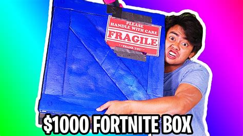 UNBOXING a $1000 Fortnite Mystery Box! - YouTube