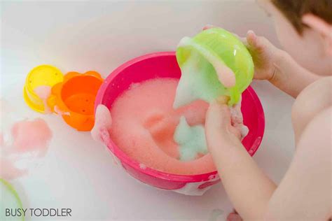 Foam Bath - Busy Toddler