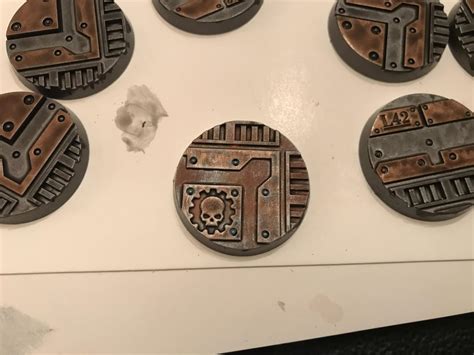 I’m aiming to portray that weathered and rusted feeling to these Necromunda bases for my 40k ...