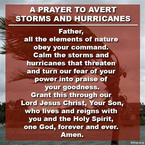 5 prayers for hurricane and natural disaster protection and recovery with free pdf printable ...