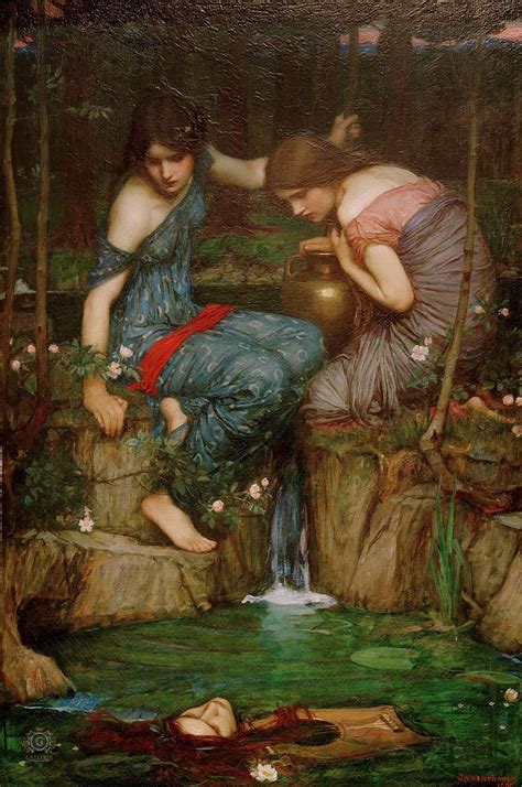 John William Waterhouse "Nymphs Finding the Head of Orpheus", 1900 | Waterhouse paintings, John ...