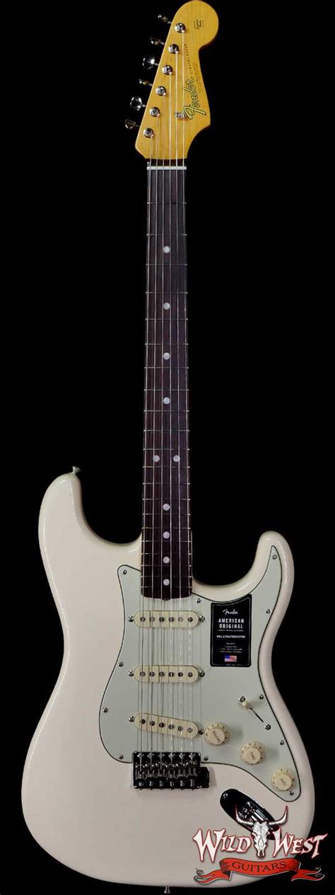 Fender American Original ‘60s Stratocaster Rosewood Fingerboard Olympic White - Wild West Guitars