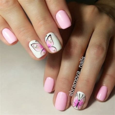 Pink Butterfly Nail Art Pictures, Photos, and Images for Facebook ...