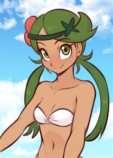 Mallow in some more fashionable bikini | Pokémon Sun and Moon | Know Your Meme