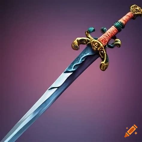 Fantasy sword on Craiyon