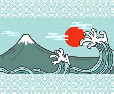 Japanese Wave Vector at GetDrawings | Free download