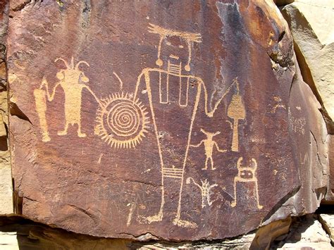 Native American Petroglyphs And Pictographs