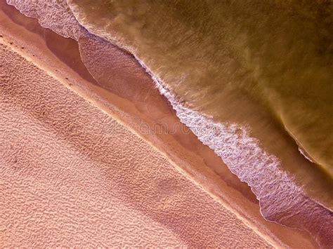 Aerial view of sandy beach stock image. Image of beach - 169379197