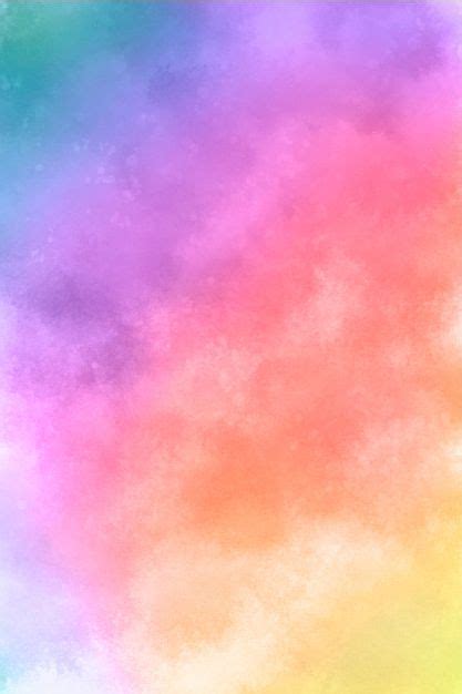 Watercolor Ombre Background, Pastel Rainbow Background, Background Wallpaper For Photoshop ...