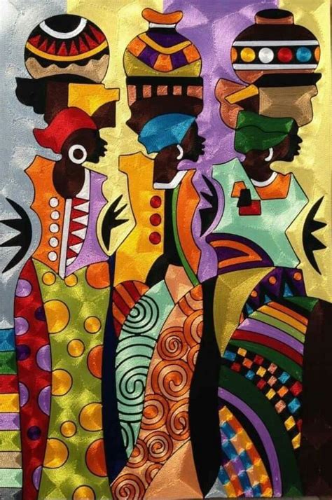 Authentic and Handmade Only! Ghana! (With images) | African art paintings, African art, African ...