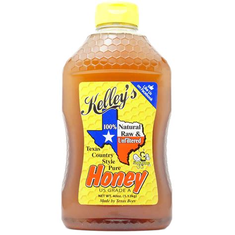 Kelley's Texas Country Style Honey, 40 OZ - Walmart.com