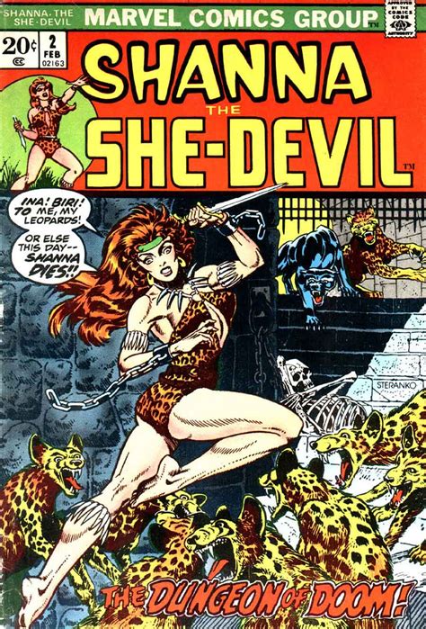 Shanna the She-Devil #2 - Jim Steranko cover - Pencil Ink