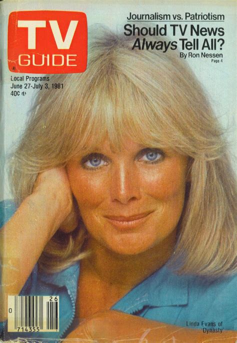 TV Guide, July 27, 1981 — Linda Evans in Dynasty (1981-89, ABC) 80 Tv Shows, Great Tv Shows ...