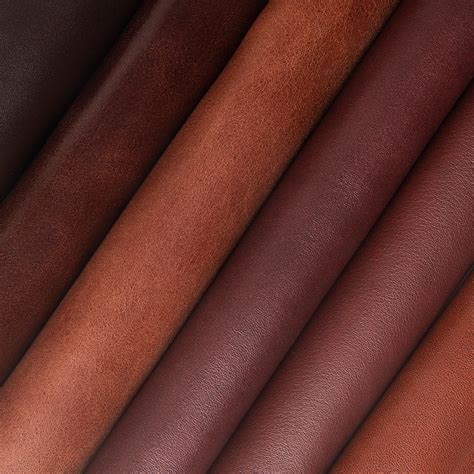 ITALIAN BROWN COLOR Leather Sheets Cognac Color Leather - Etsy