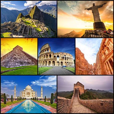 The 7 wonders of the modern world ..... !!! 7 World Wonders, Seven ...