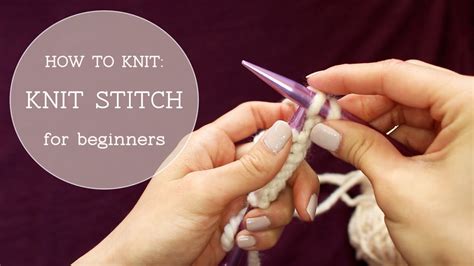 Knitting For Beginners