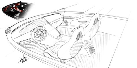 Car Interior Sketch by williamzporto on DeviantArt