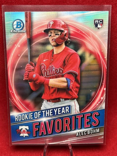 2021 Topps Bowman Chrome **Alec Bohm** Rookie of The Year Favorites # ...