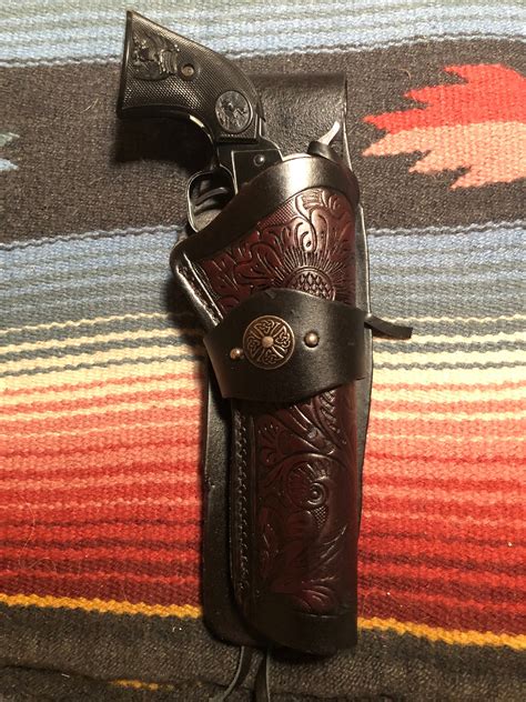 Western Leather Holster Set Pair Left & Right Fits Colt SAA Heritage ...