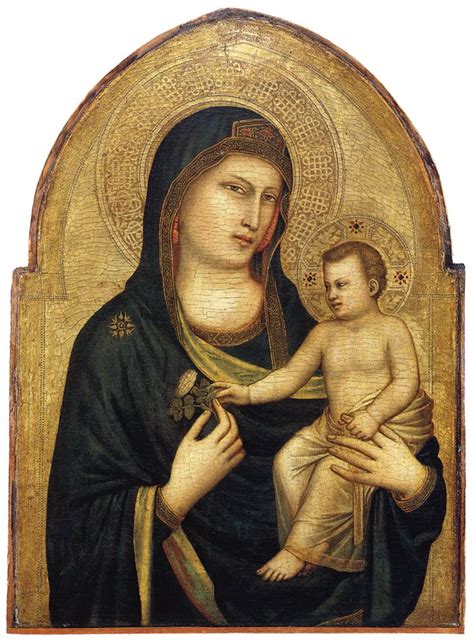 Giotto, Madonna and Child Enthroned, 1320-1330 | Art history ...