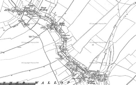 Historic Ordnance Survey Map of Middle Wallop, 1894