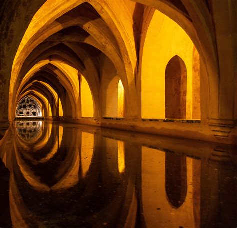 Baths of Lady Maria De Padilla at the Alcázar of Seville (Los Baños de Doña María de Padilla ...