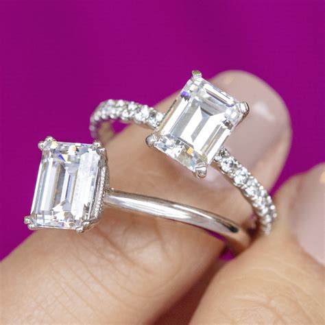 19+ Emerald cut wedding rings set information